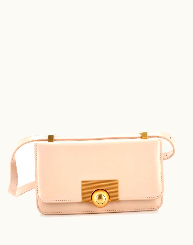 Bottega Veneta Bottega Veneta BV Classic Bag Spazzolato Leather Mini in Neutral Beige