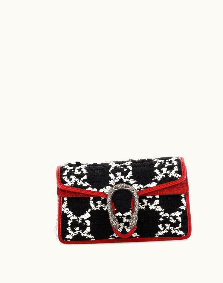 Gucci Gucci Dionysus Bag GG Tweed Super Mini