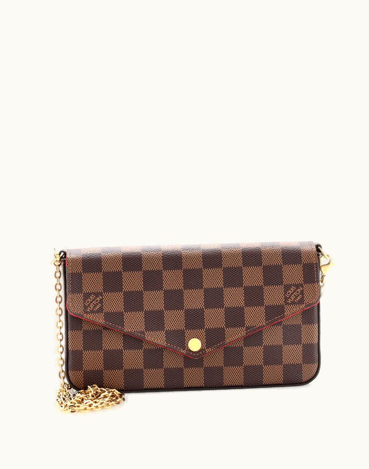 Louis Vuitton Louis Vuitton Felicie Pochette Monogram Canvas Brown Luxury Bag