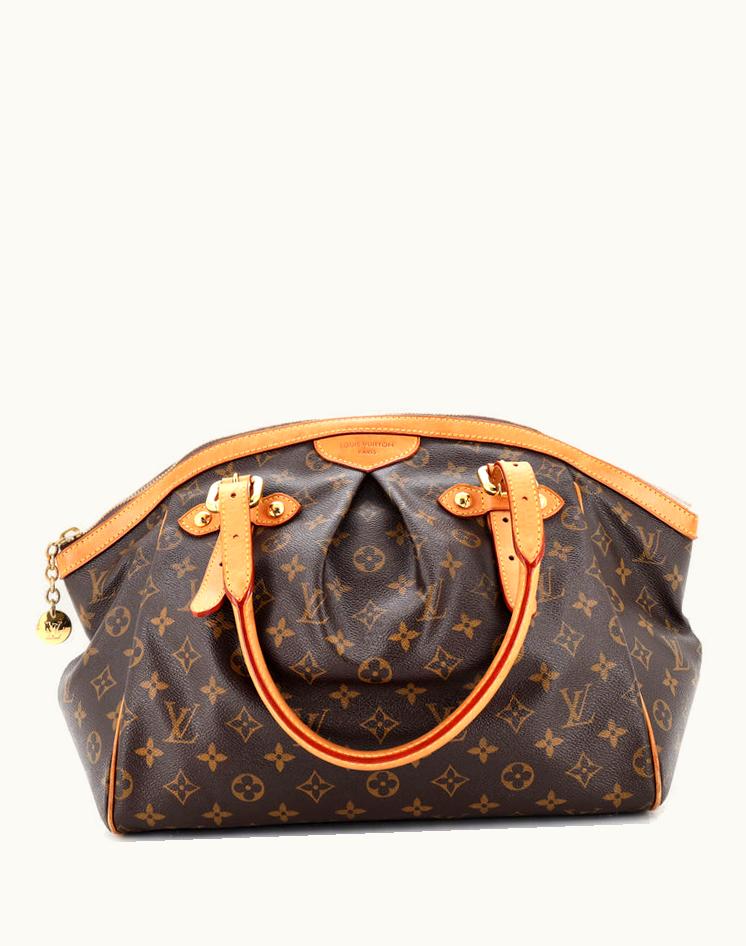 Louis Vuitton Louis Vuitton Tivoli Handbag Monogram Canvas GM Coated Canvas Brown