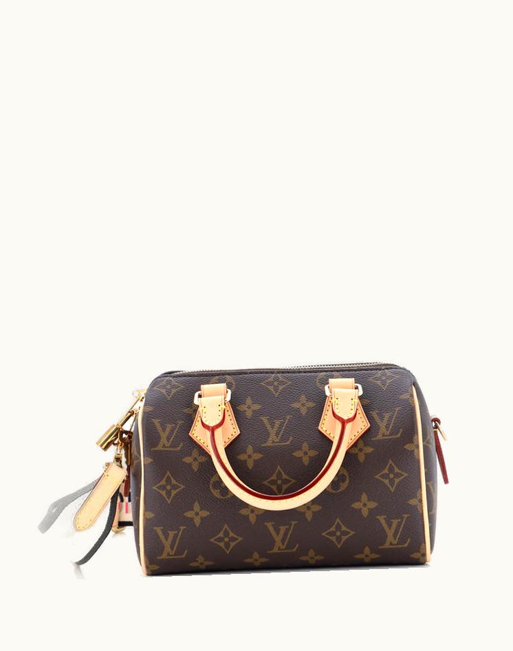 Louis Vuitton Louis Vuitton Speedy Bandouliere Bag Monogram Canvas 20 Brown