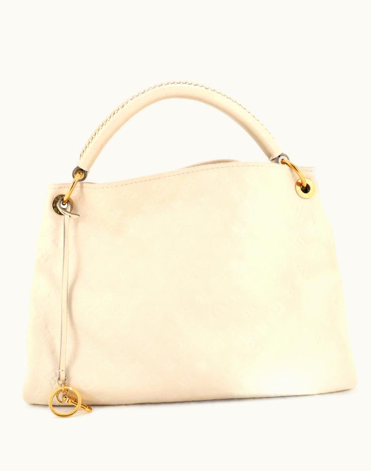 Louis Vuitton Louis Vuitton Artsy Handbag Monogram Empreinte Leather MM in Neutral