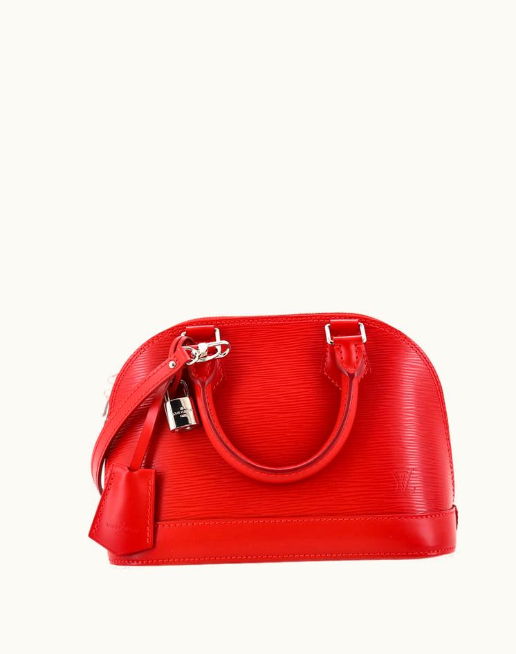 Louis Vuitton Louis Vuitton Alma Handbag Epi Leather BB Red