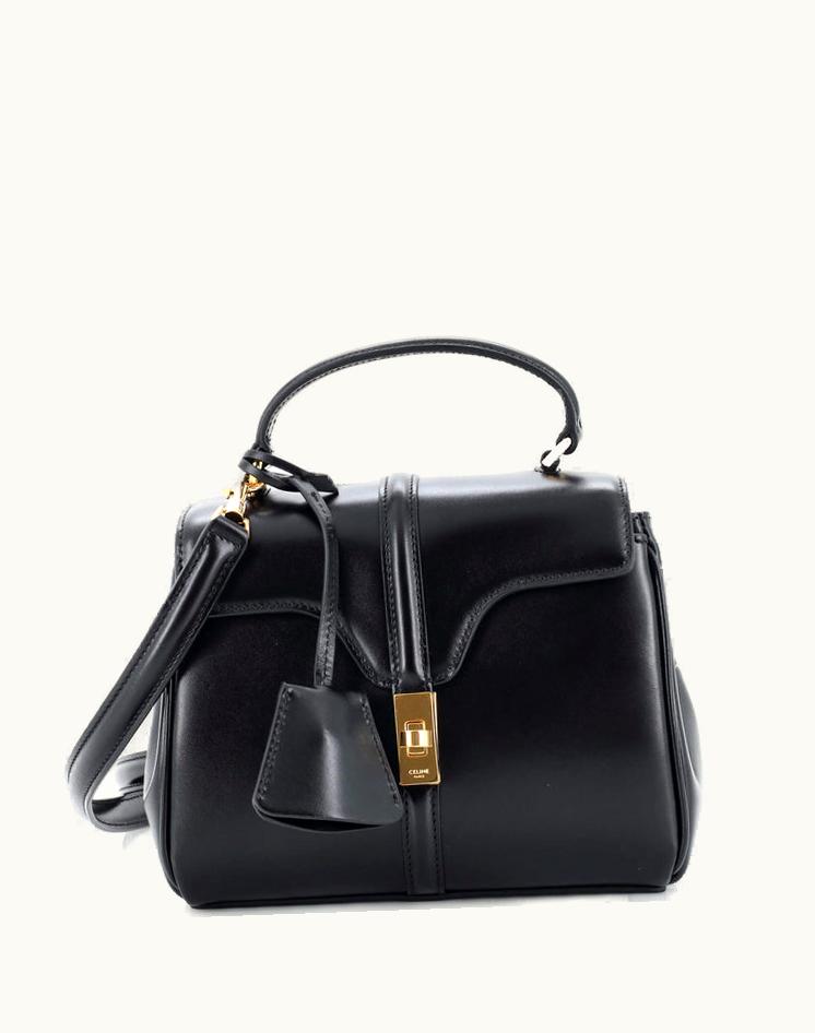 Celine Celine 16 Top Handle Bag Smooth Calfskin Mini