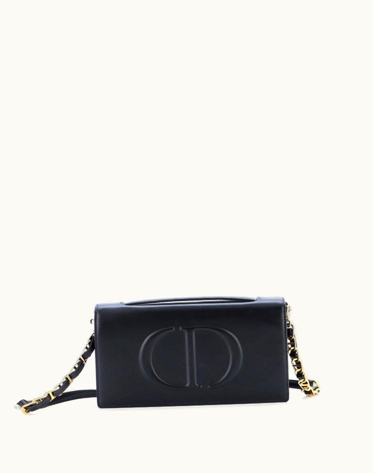 Dior Dior Cd Signature Flap Bag Leather Mini