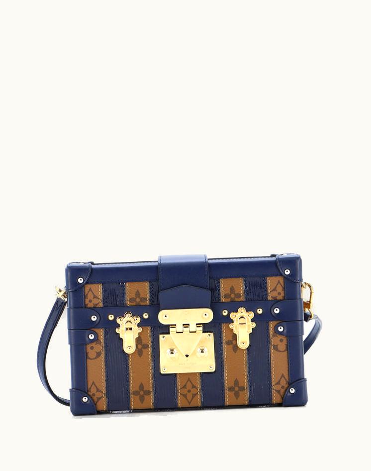 Louis Vuitton Louis Vuitton Petite Malle Handbag Monogram Canvas With Electric Epi