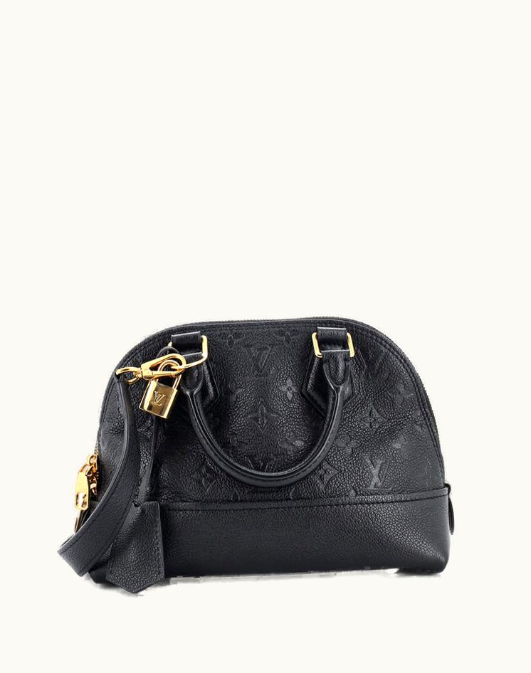 Louis Vuitton Louis Vuitton Neo Alma Handbag Monogram Empreinte Leather BB in Black and Orange