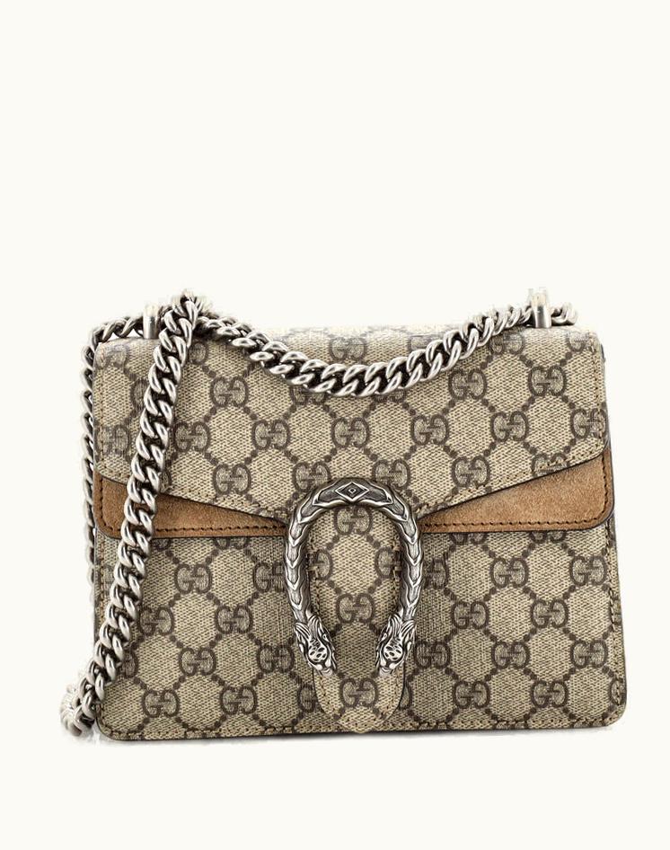 Gucci Gucci Dionysus Bag GG Coated Canvas Mini in Brown