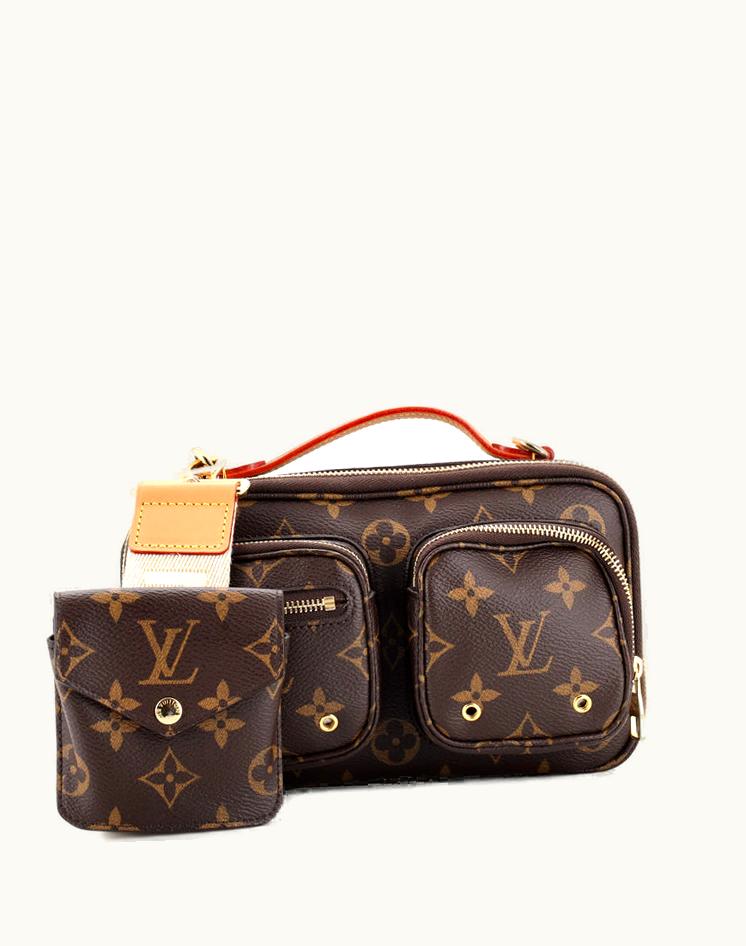 Louis Vuitton Louis Vuitton Utility Crossbody Bag Monogram Canvas Brown