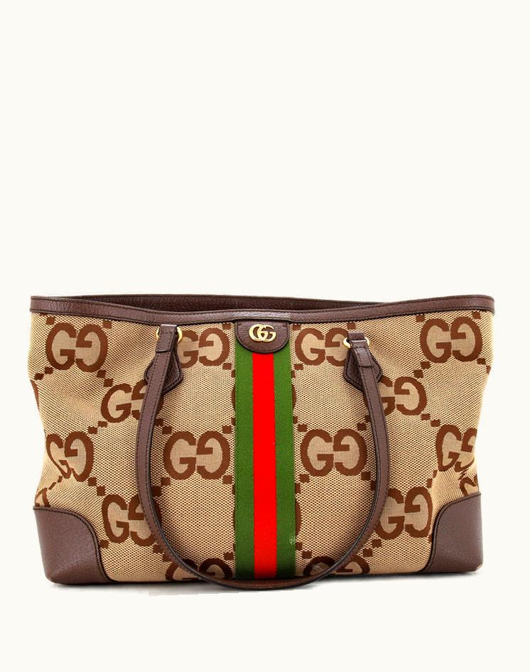 Gucci Gucci Ophidia Shopping Tote Jumbo GG Canvas Medium