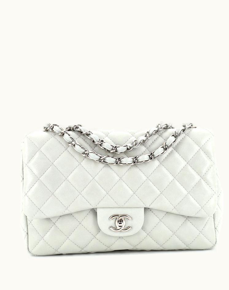 Chanel Chanel Classic Single Flap Bag Quilted Caviar Jumbo
