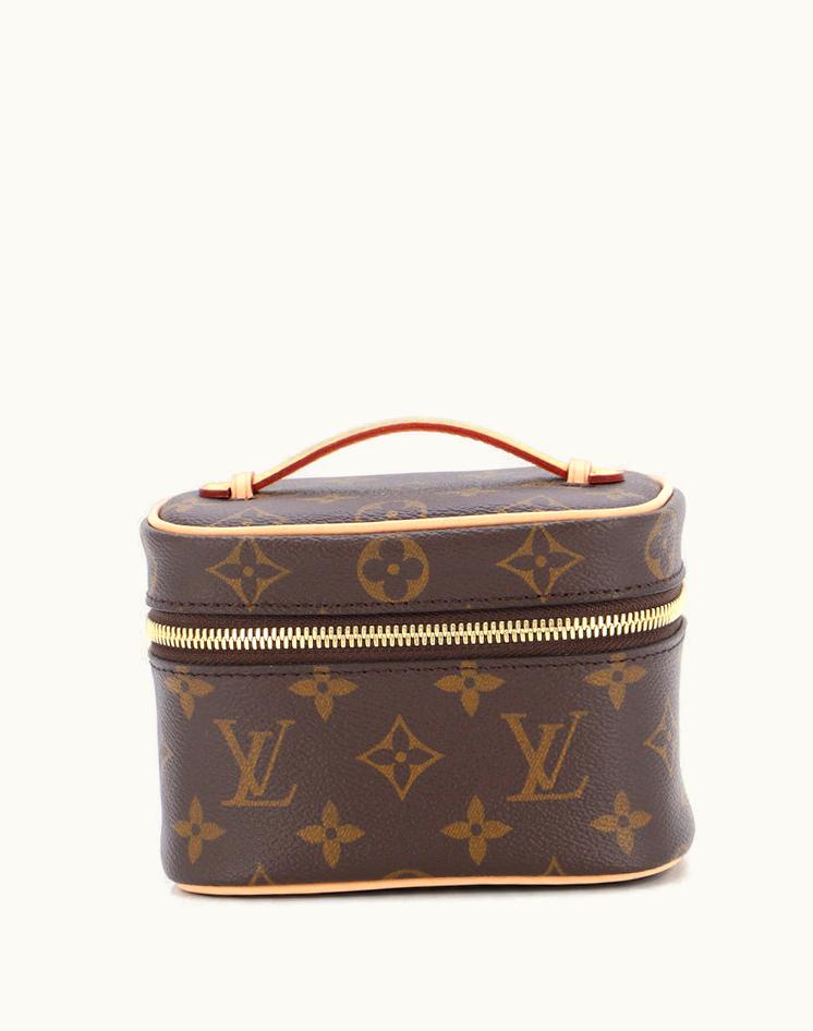 Louis Vuitton Louis Vuitton Nano Nice Vanity Case Monogram Canvas Brown