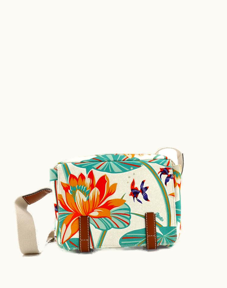 Loewe Loewe XS Military Messenger Bag Printed Canvas in Neutral