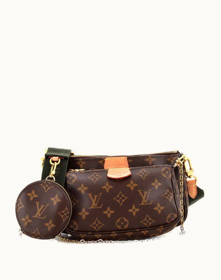 Louis Vuitton Louis Vuitton Multi Pochette Accessoires Monogram Canvas Crossbody Bag Brown