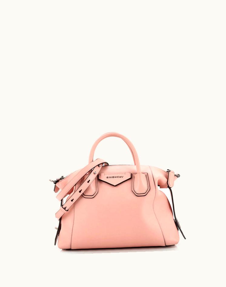 Givenchy Givenchy Antigona Soft Bag Leather Small Pink Gun Metal