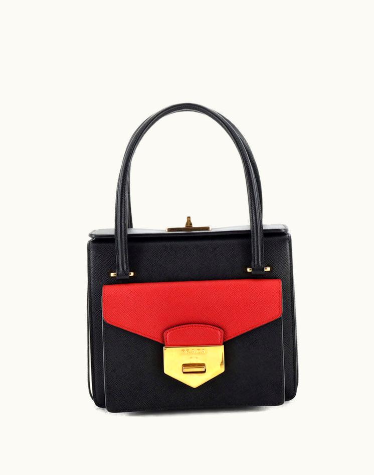 Prada Prada Turnlock Front Pocket