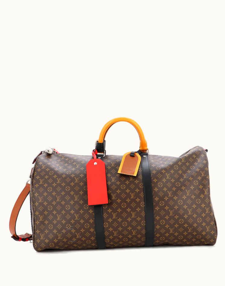 Louis Vuitton Louis Vuitton Keepall Bandouliere Bag Limited Edition Patchwork Monogram Canvas With Epi Leather 50