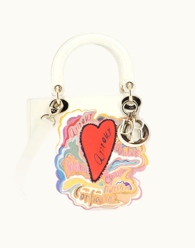 Dior Dior Lady Dior Chain Bag Limited Edition Niki De Saint Phalle Printed Leather Mini