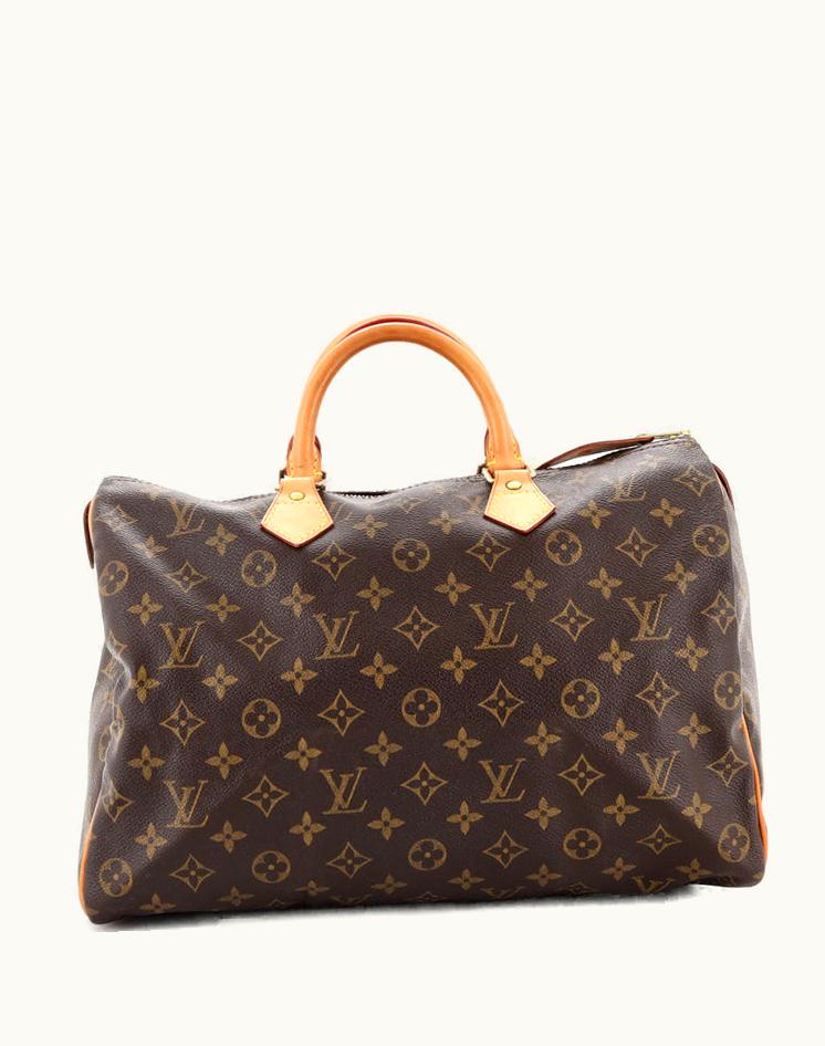 Louis Vuitton Louis Vuitton Speedy Handbag Monogram Canvas 35 Brown