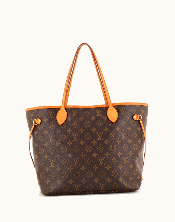 Louis Vuitton Louis Vuitton Neverfull Tote Monogram Canvas MM Fair Condition Brown