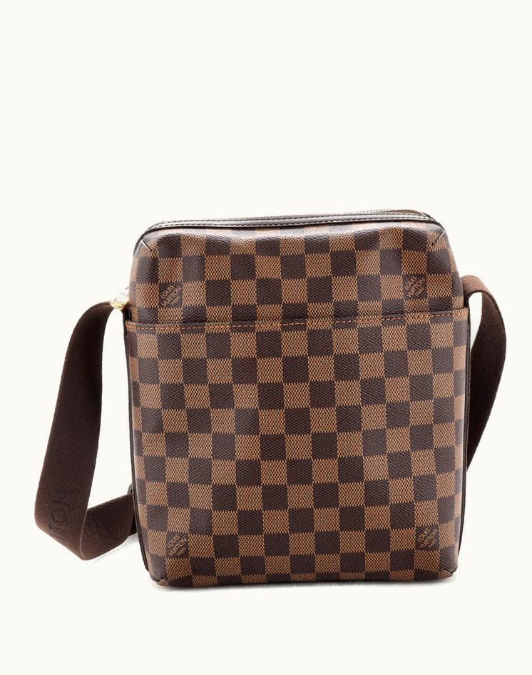 Louis Vuitton Louis Vuitton Trotteur Beaubourg Handbag Damier Coated Canvas Brown