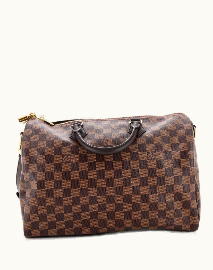 Louis Vuitton Louis Vuitton Speedy Bandouliere Bag Damier 35 Coated Canvas Brown
