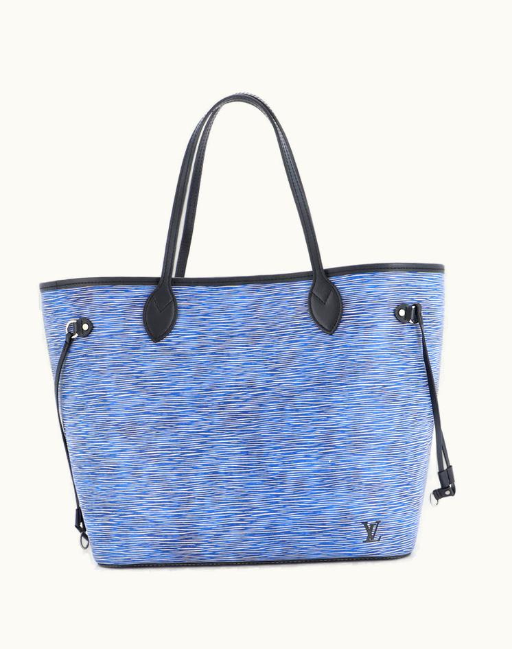Louis Vuitton Louis Vuitton Neverfull Tote Epi Leather MM Luxury Tote Blue
