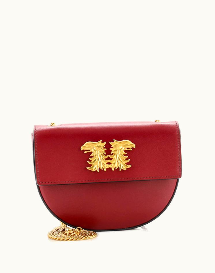 Valentino Valentino Maison Gryphons Chain Shoulder Bag Leather Small