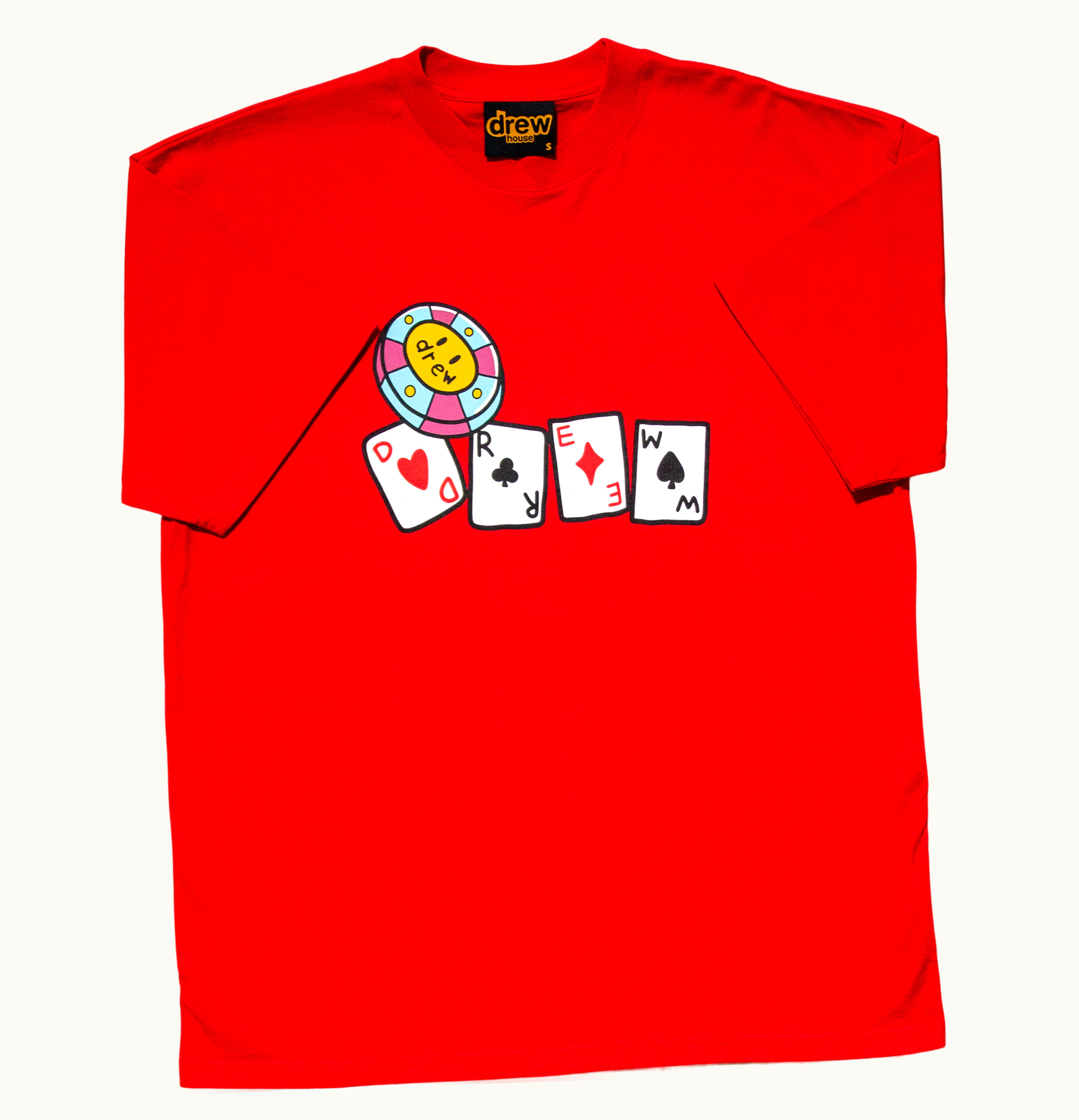 drew house drew house lucky you drew ss tee red