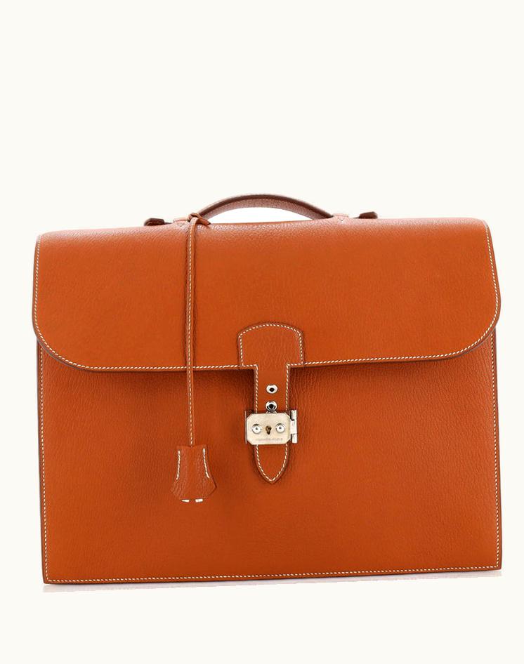 Hermès Hermès Sac A Depeches Bag Chevre De Coromandel 38