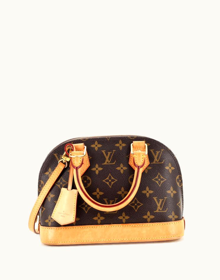 Louis Vuitton Louis Vuitton Alma Handbag Monogram Canvas BB Brown