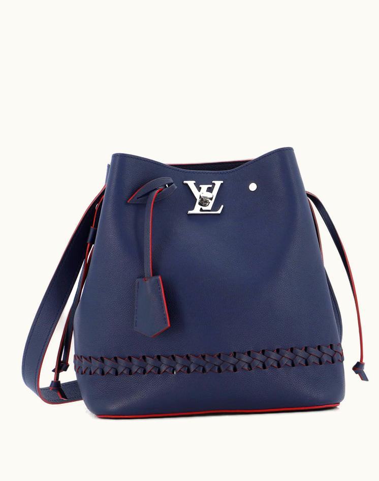 Louis Vuitton Louis Vuitton Lockme Bucket Bag Braided Leather