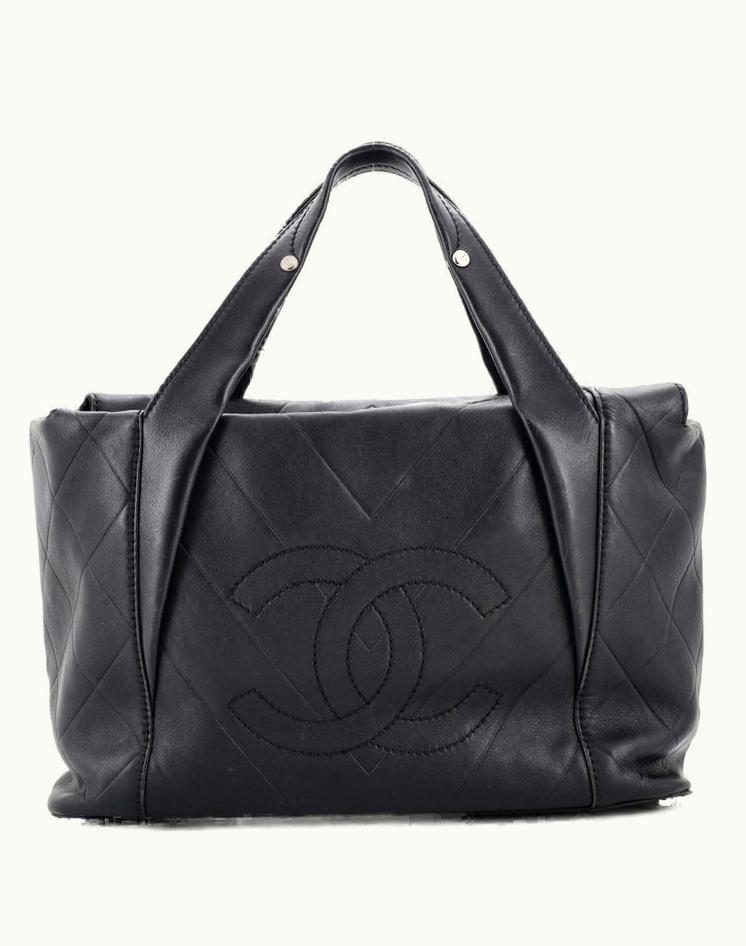 Chanel Chanel All Day Long Tote Chevron Leather Medium