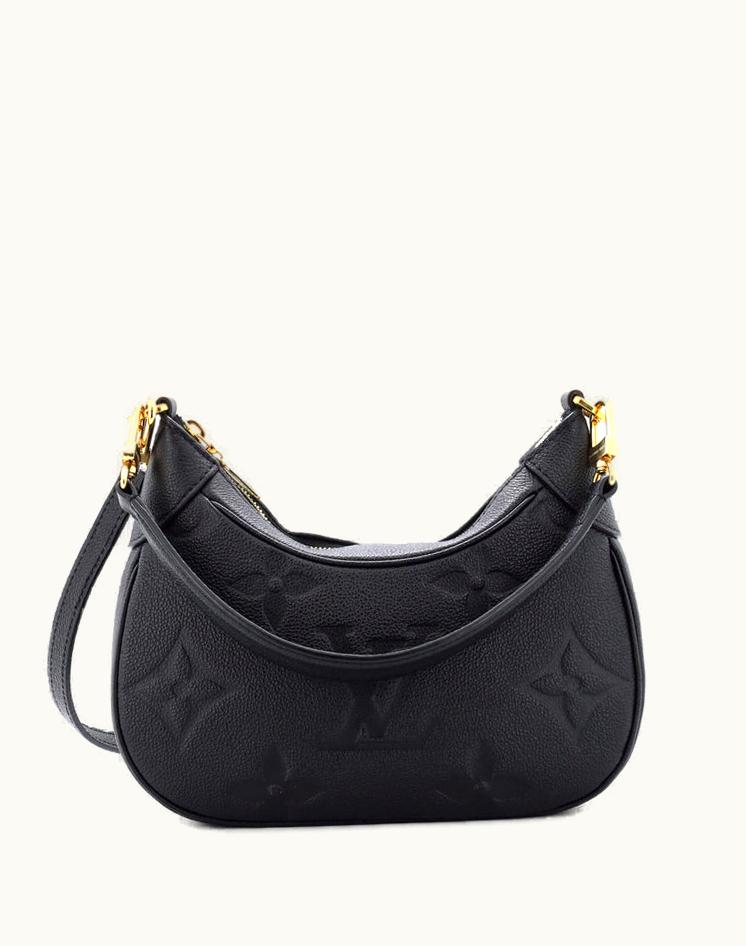 Louis Vuitton Louis Vuitton Bagatelle NM Handbag Monogram Empreinte Giant Leather Black