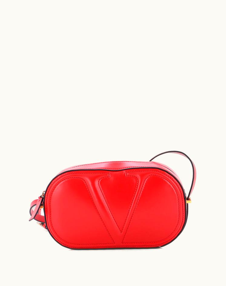 Valentino Valentino Vlogo Walk Crossbody Bag Leather