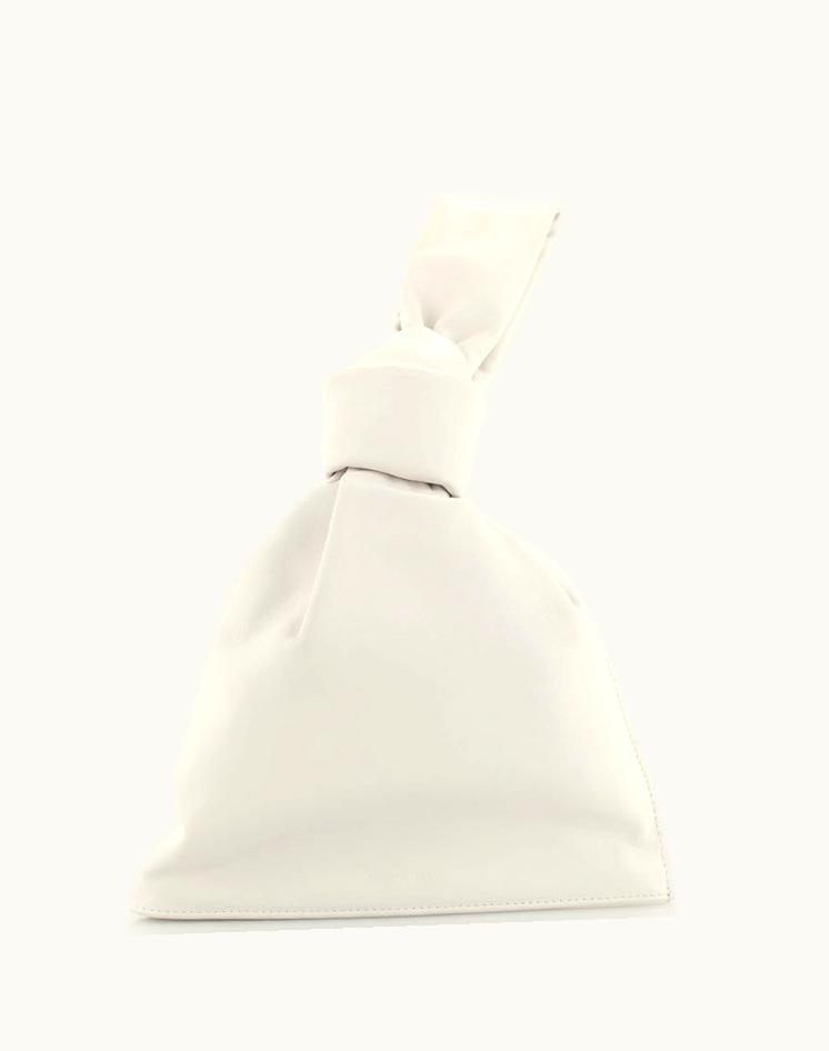 Bottega Veneta Bottega Veneta BV Twist Bag Leather Mini Neutral Gold