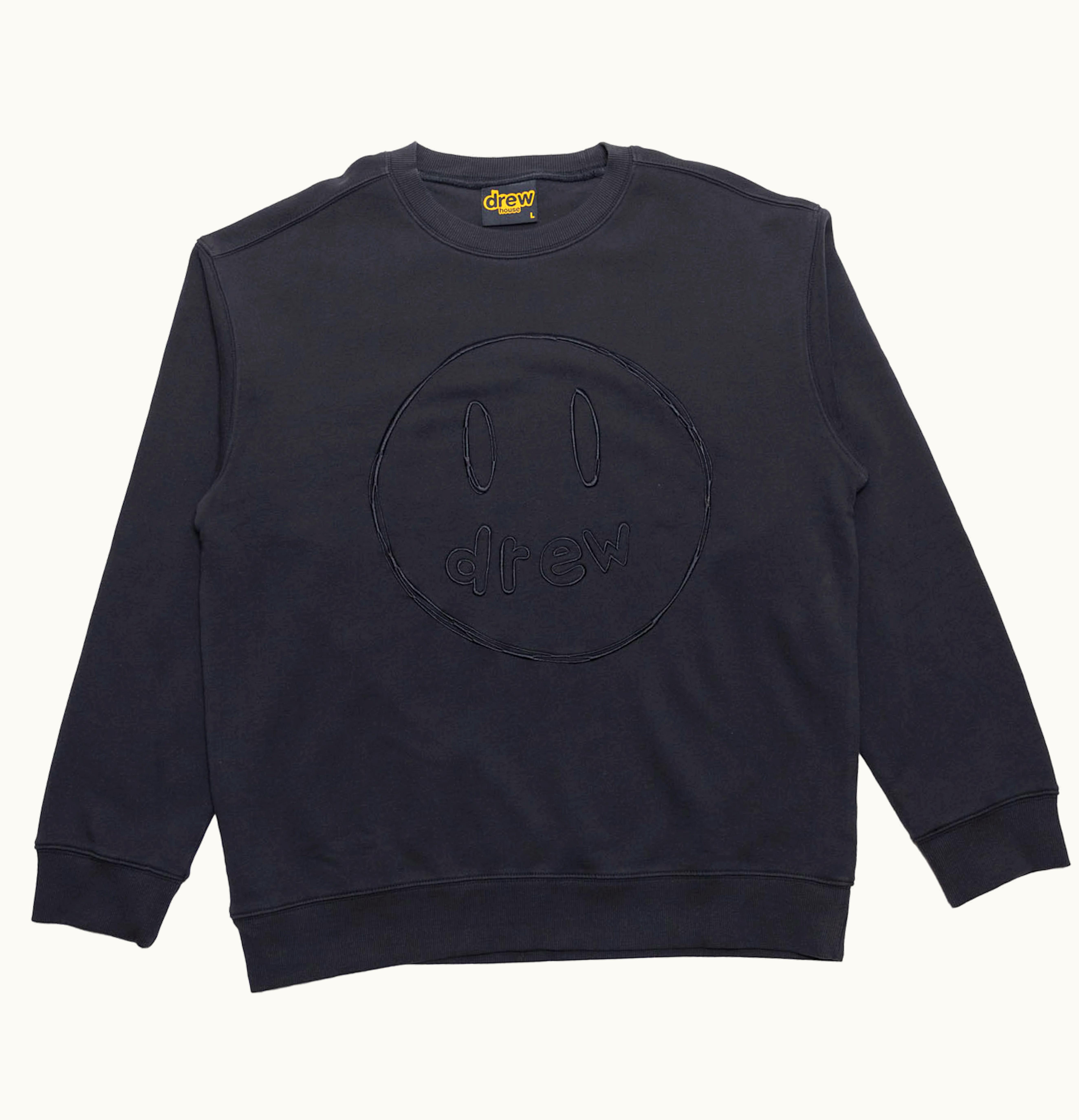 drew house drew house sketch mascot crewneck black