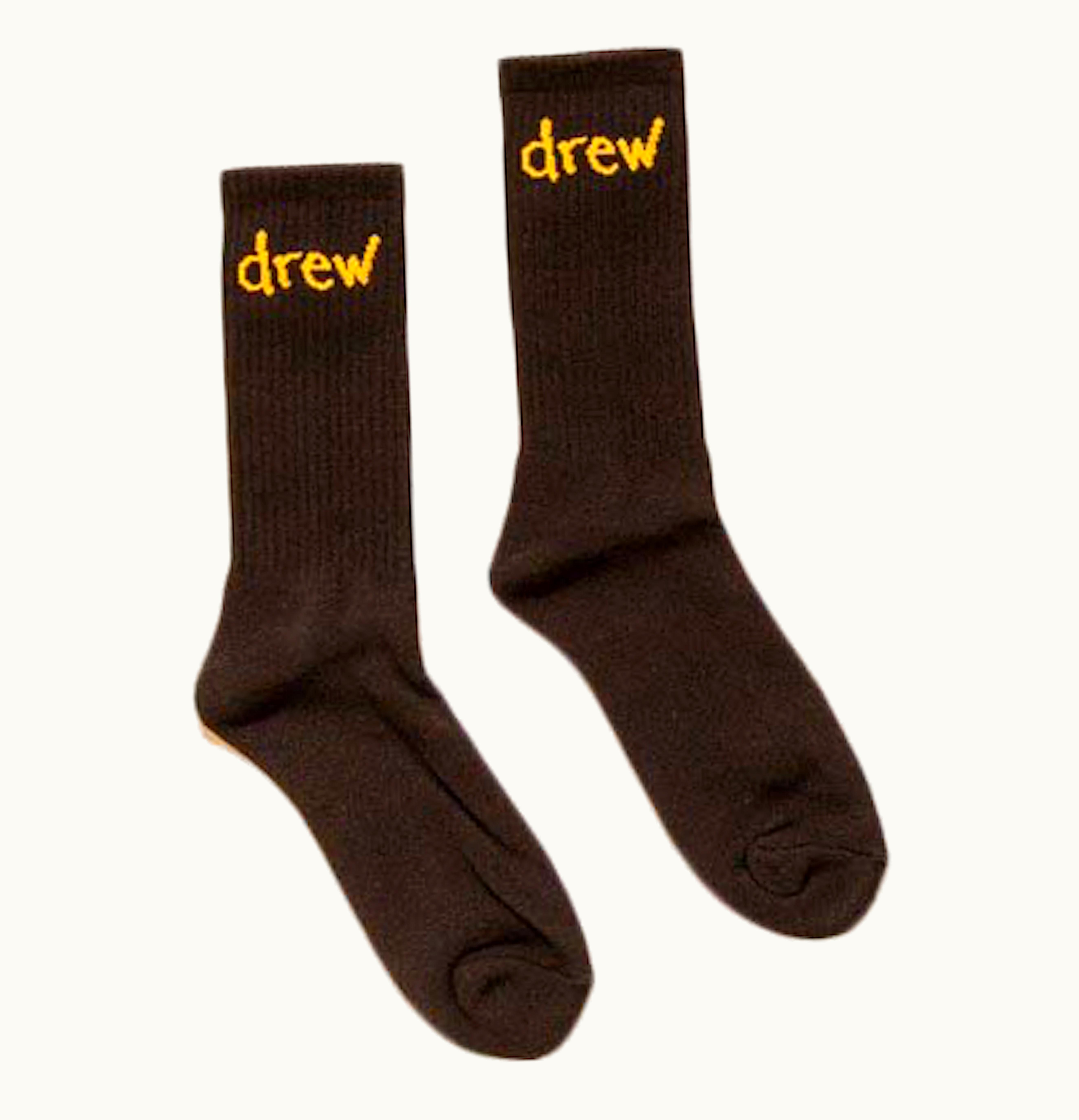drew house drew house scribble socks black