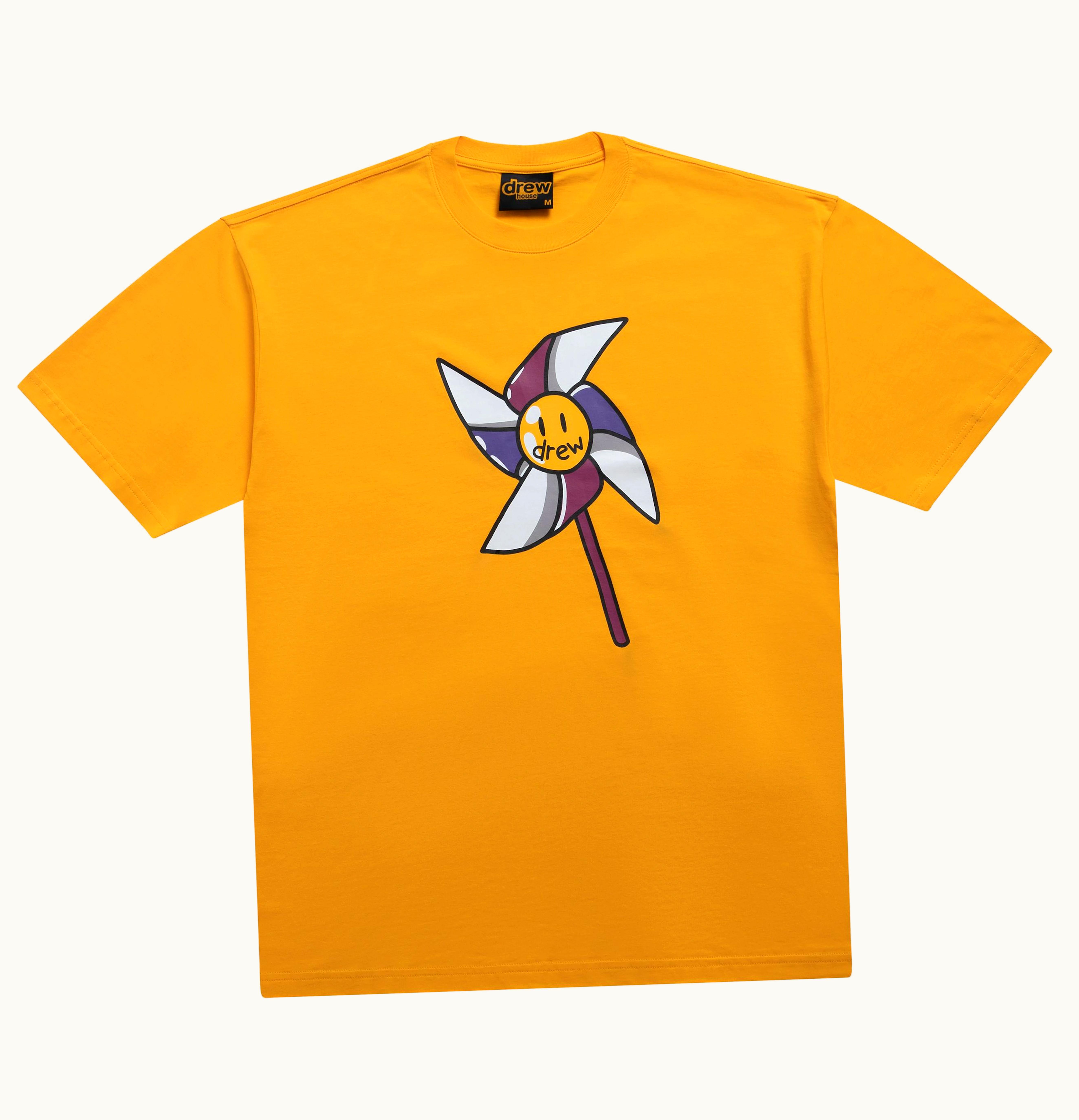 drew house drew house pinwheel tee golden yellow