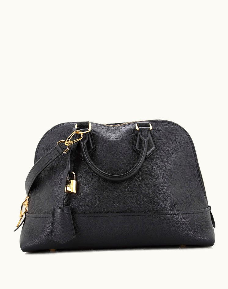 Louis Vuitton Louis Vuitton Neo Alma Handbag Monogram Empreinte Leather PM in Black and Purple