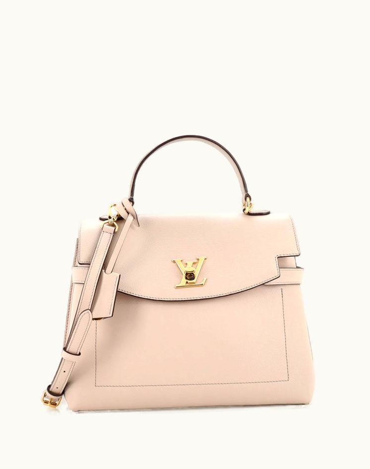 Louis Vuitton Louis Vuitton Lockme Ever Handbag Leather BB in Neutral Pink