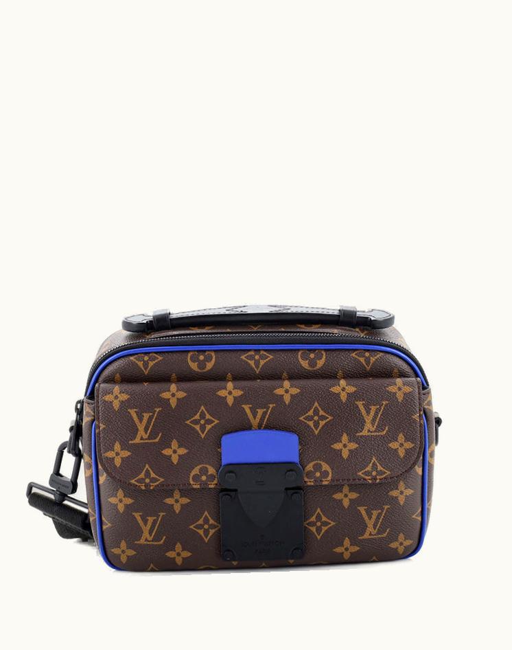 Louis Vuitton Louis Vuitton S Lock Messenger Bag Macassar Monogram Canvas
