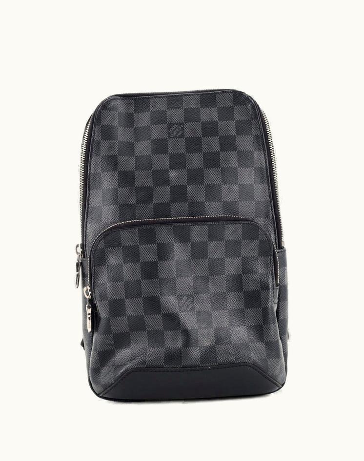 Louis Vuitton Louis Vuitton Avenue Sling Bag Damier Graphite Coated Canvas Black