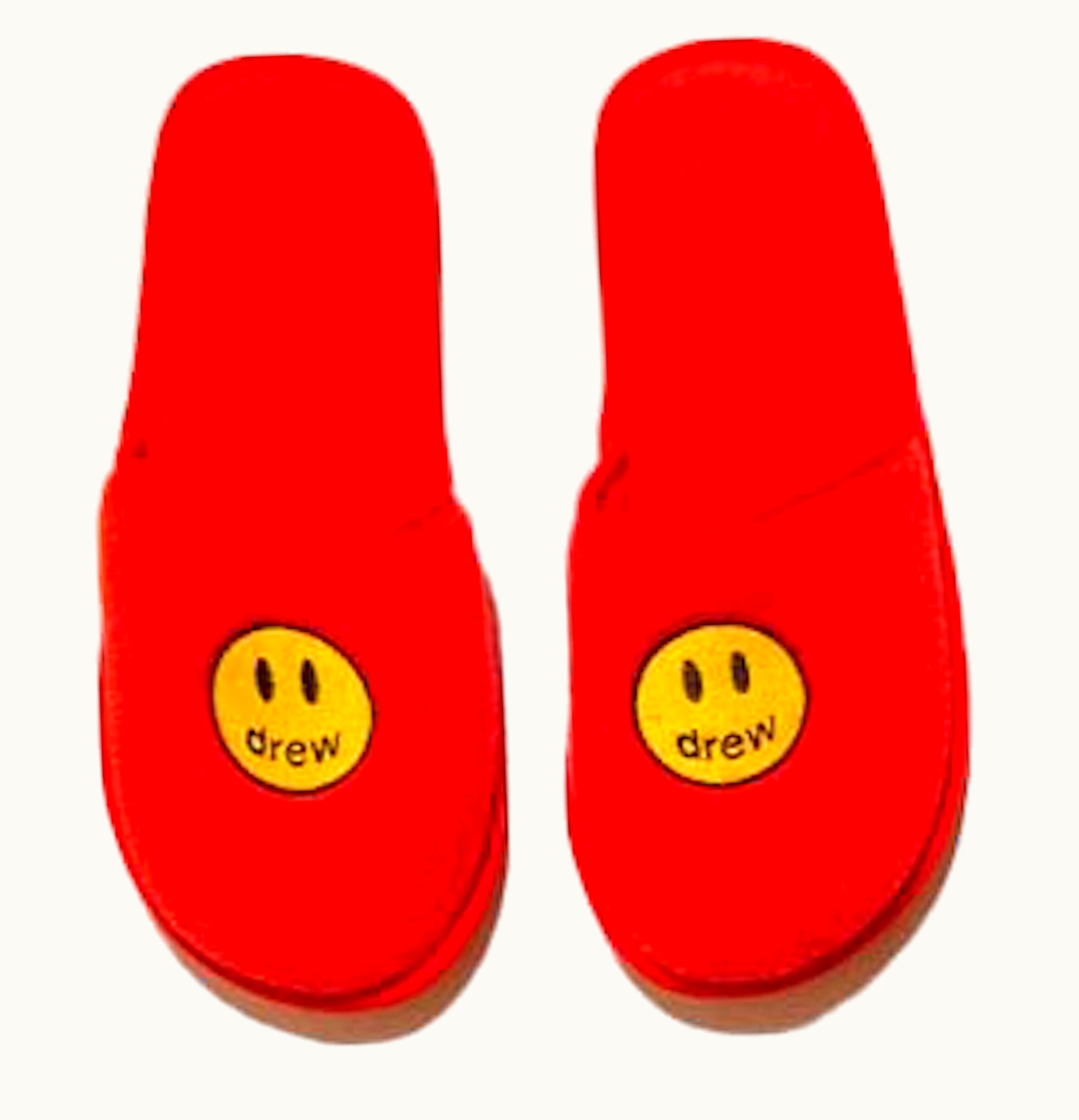drew house drew house drew house mascot slippers red