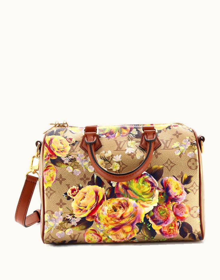 Louis Vuitton Louis Vuitton Speedy Bandouliere Bag Limited Edition Garden Monogram Canvas 25