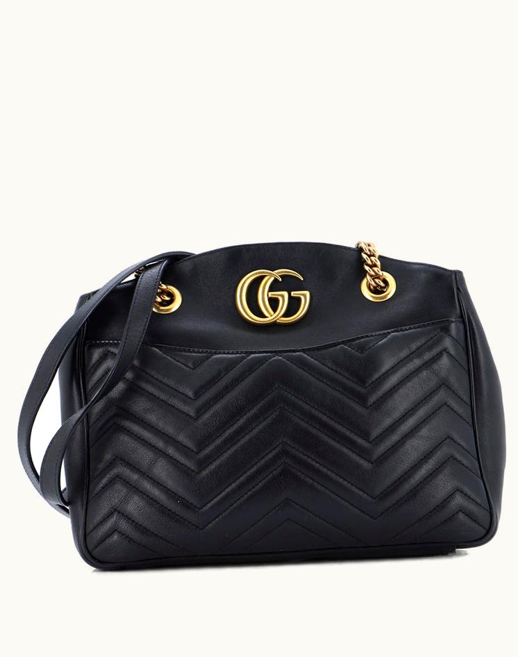 Gucci Gucci GG Marmont Chain Tote Matelasse Leather Medium