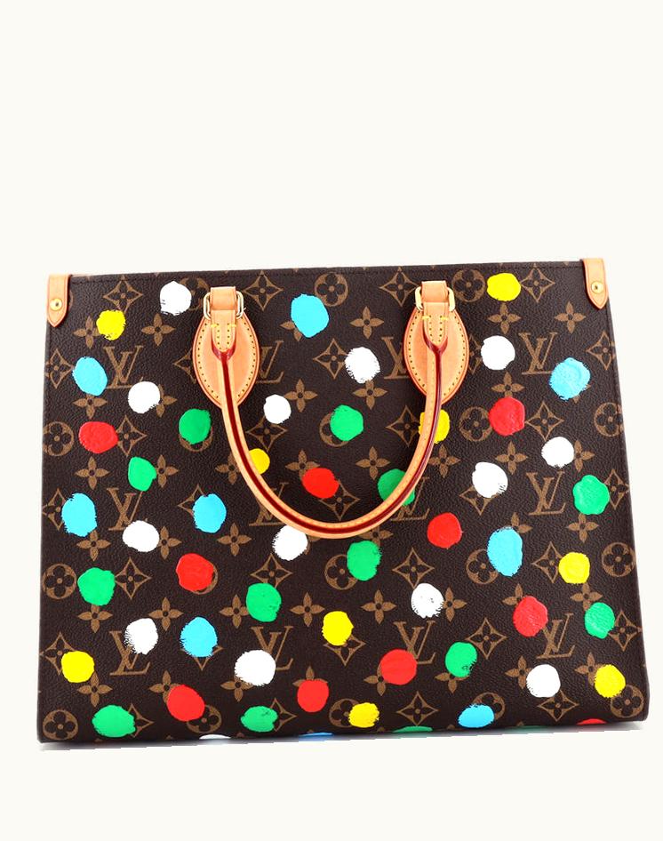 Louis Vuitton Louis Vuitton Onthego Tote Yayoi Kusama Painted Dots Monogram Canvas MM