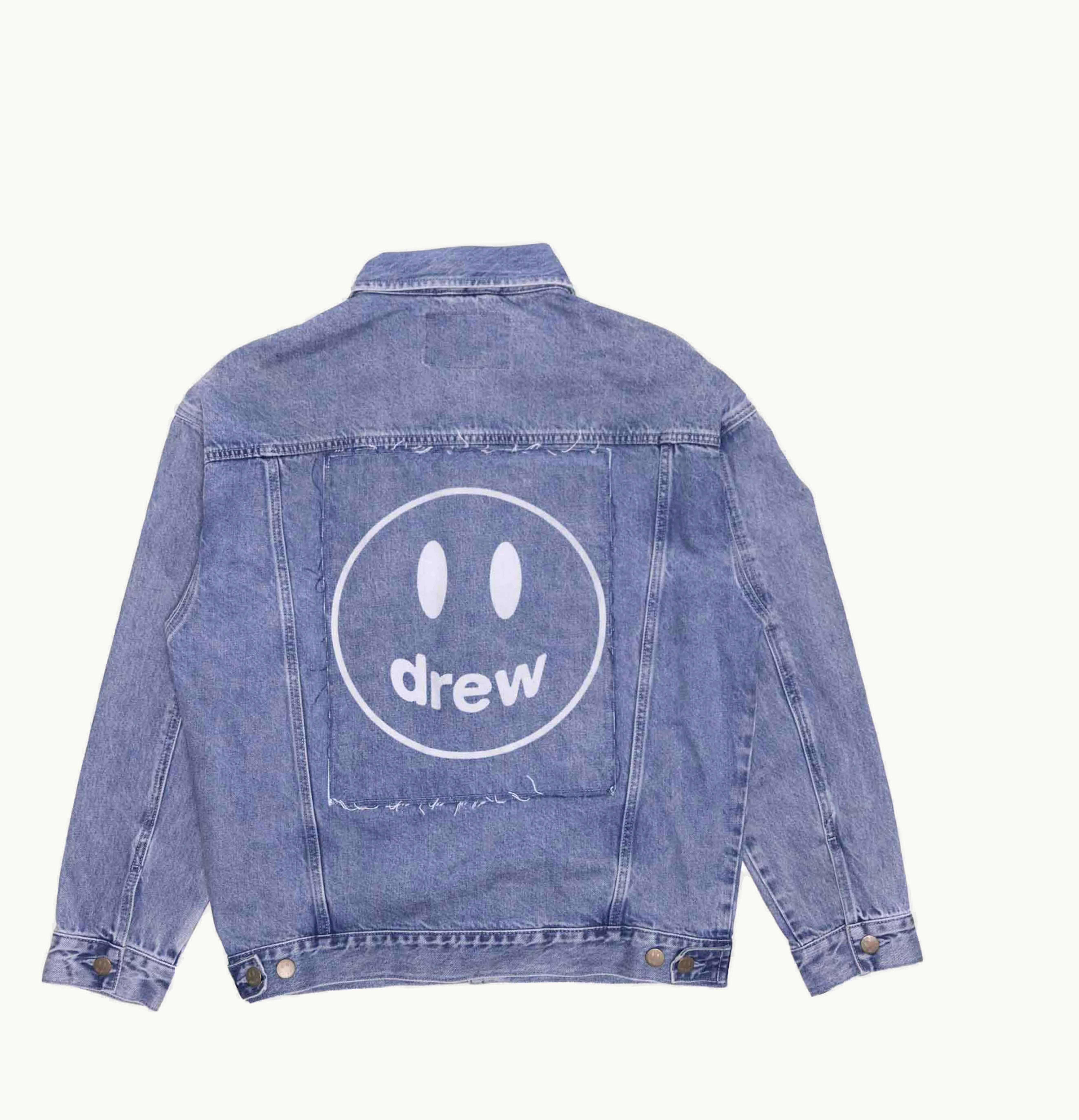 drew house drew house mascot trucker jacket stone wash