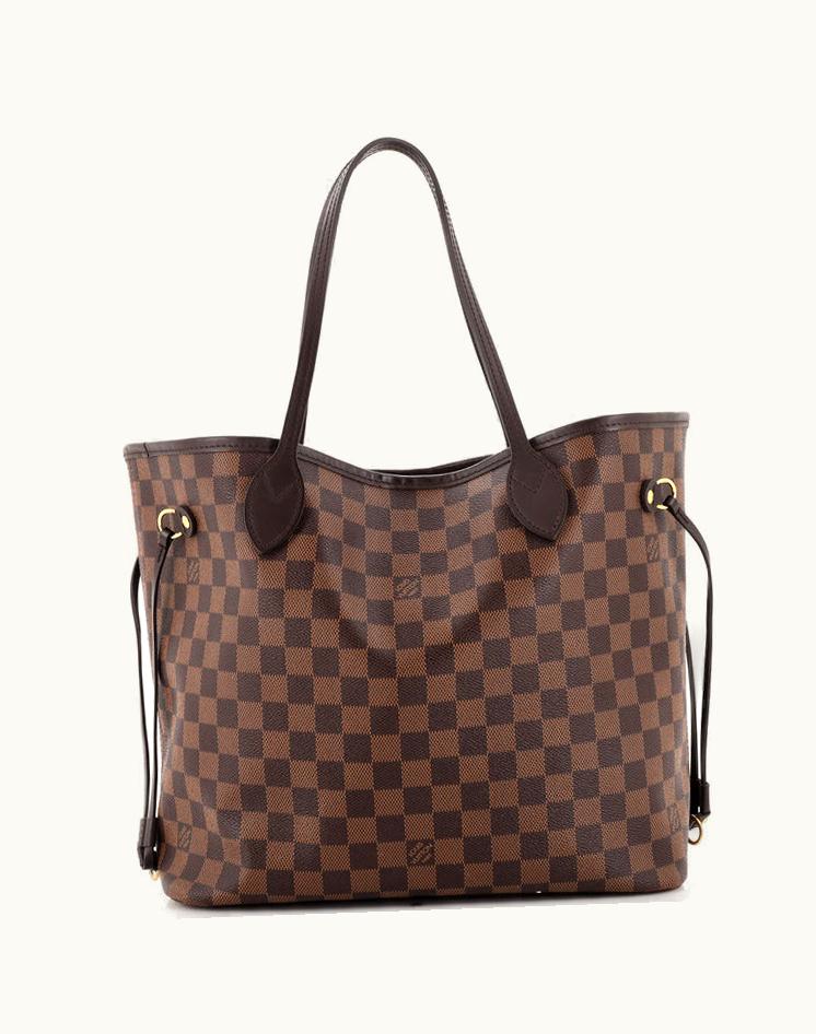 Louis Vuitton Louis Vuitton Neverfull NM Tote Damier MM Coated Canvas Brown