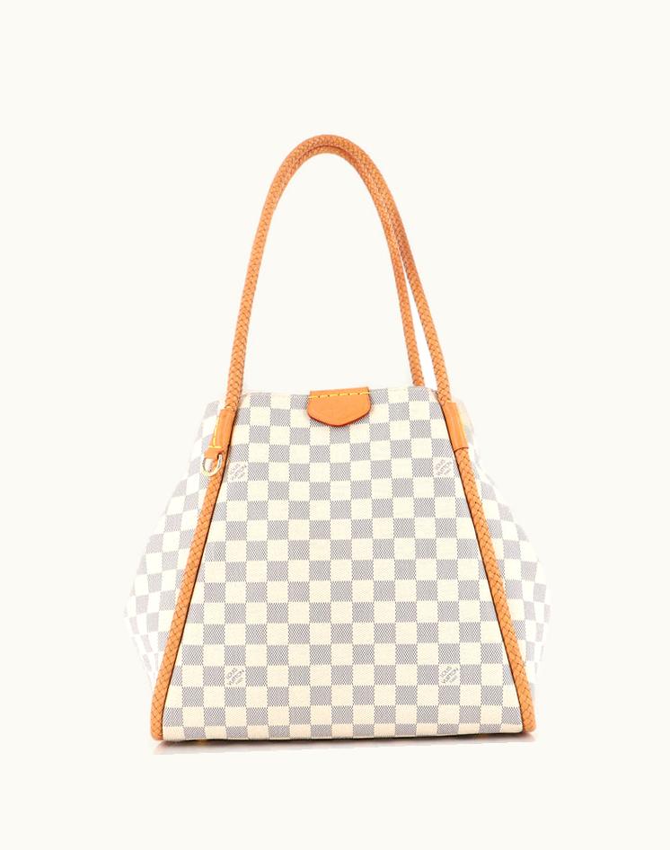 Louis Vuitton Louis Vuitton Propriano Handbag Damier Coated Canvas White Gold